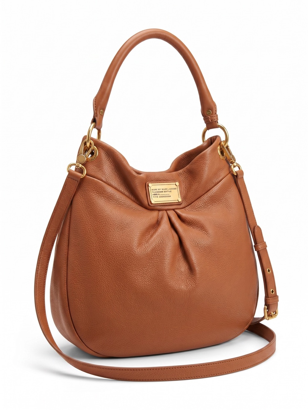 Marc by Marc Jacobs Classic Q Workwear Cognac Leather Hobo Bag